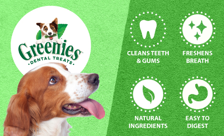 Greenies Dental Treats: Cleans Teeth and Gums, Freshens Breath, Natural Ingredients, Easy to Digest